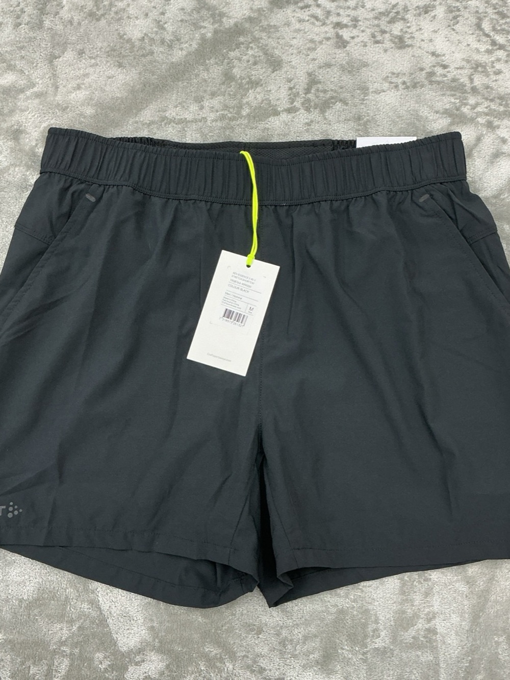 Craft Adv Essence 2 In 1 Stretch Shorts Men’s Medium Black lined Training NEW